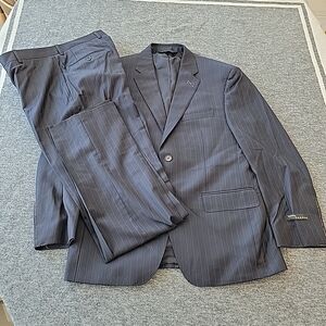 Jos. A. Bank Navy Pinstripe Suit